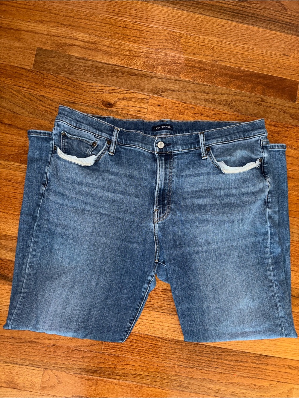 Lucky Brand Men’s Dark Denim 363 Vintage Straight Jeans Size 40